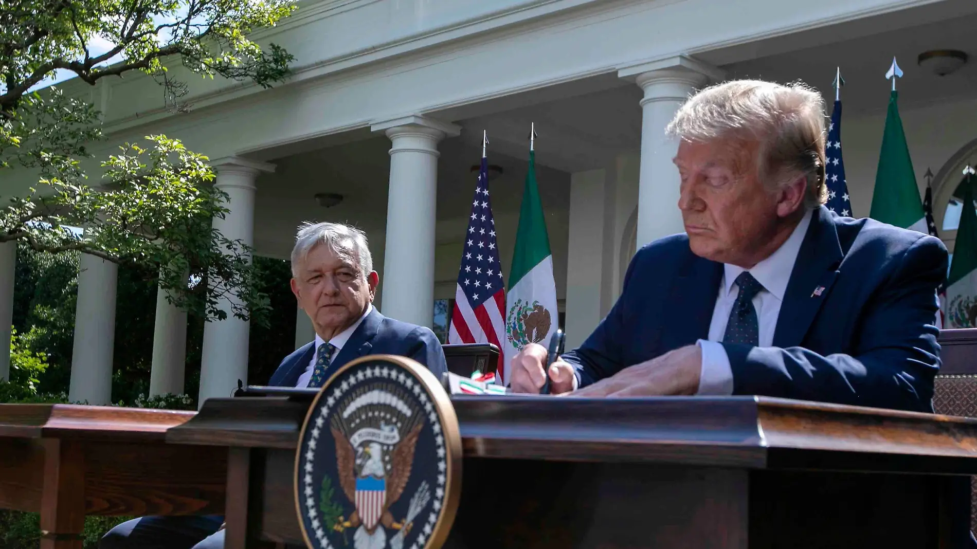 AMLO y Trump